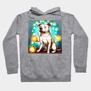 Cute American Staffordshire Terrier Drawing Hoodie